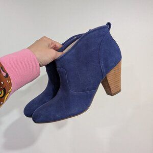 Report Suede Booties Blue Size 8